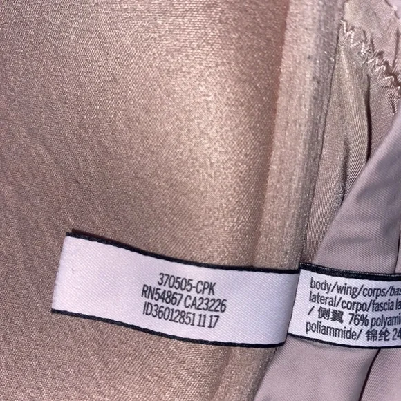 Victoria's Secret Uplift Demi Bra 36DDD Front Closure Logo Strap Nude Beige - Picture 4 of 10